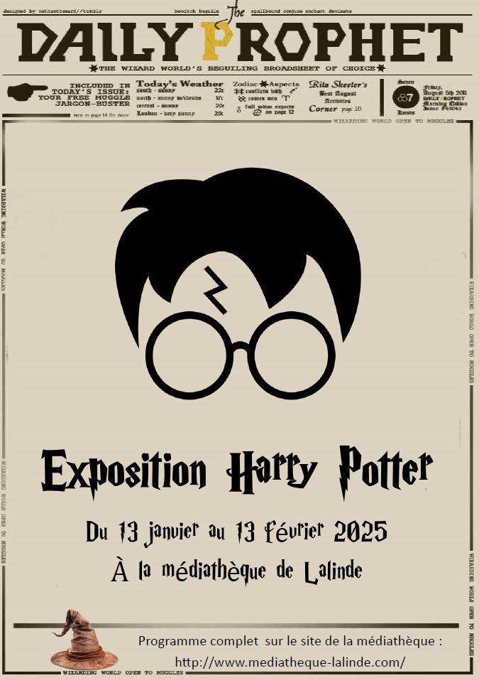 Affiche expo harry potter 1