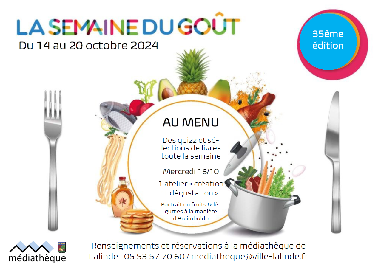 Affiche semaine du gout 2024