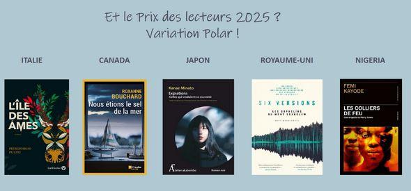 Prix des lecteurs les 5 romans